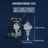  Mô Hình Kim Loại 3D Lắp Ráp Piececool Kỳ Cảnh - Thuyền Thám Mộng (940 mảnh, WonderRealm Dreamseeker) P469-BS – MP1350 