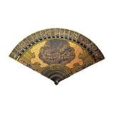  Mô Hình Kim Loại 3D Lắp Ráp Piececool Kim Hội Sơn Thủy Chiết Phiến (56 mảnh, Gold Painted Folding Fan) F002-GK – MP1300 