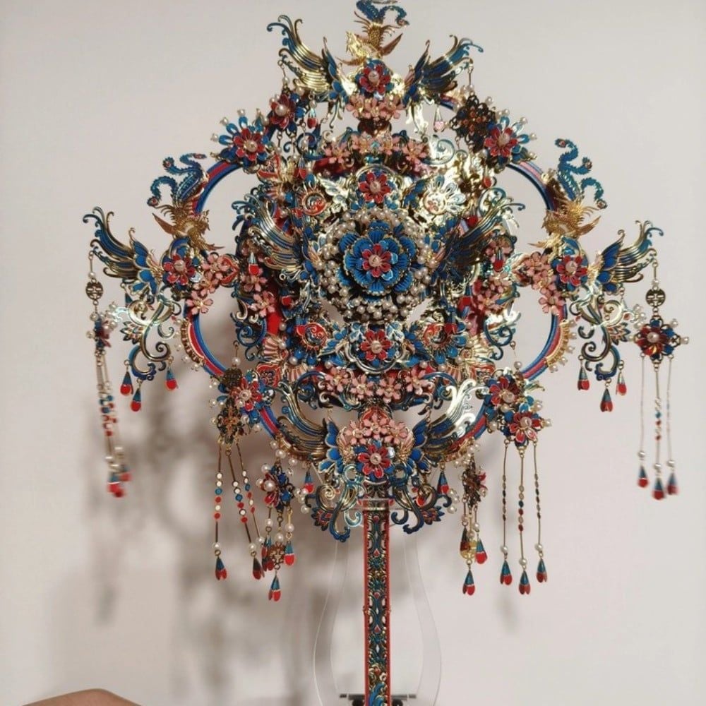  Mô Hình Kim Loại 3D Lắp Ráp Piececool Điểm Thúy Hỉ Phiến (325 mảnh, Kingfisher Xifan) P370-BR – MP1324 