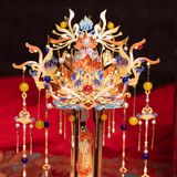  Mô Hình Kim Loại 3D Lắp Ráp MU Phượng Quan Đa Tài Đa Đức (89 mảnh, Suzaku) YM-N144-A – MP1304 