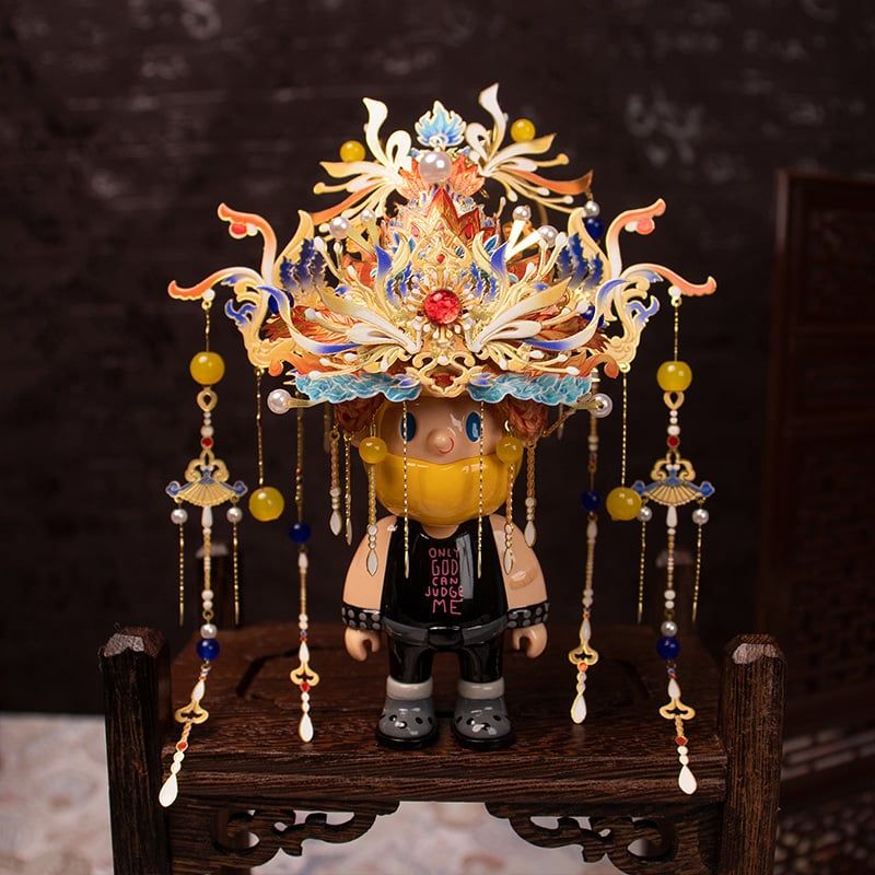  Mô Hình Kim Loại 3D Lắp Ráp MU Phượng Quan Đa Tài Đa Đức (89 mảnh, Suzaku) YM-N144-A – MP1304 