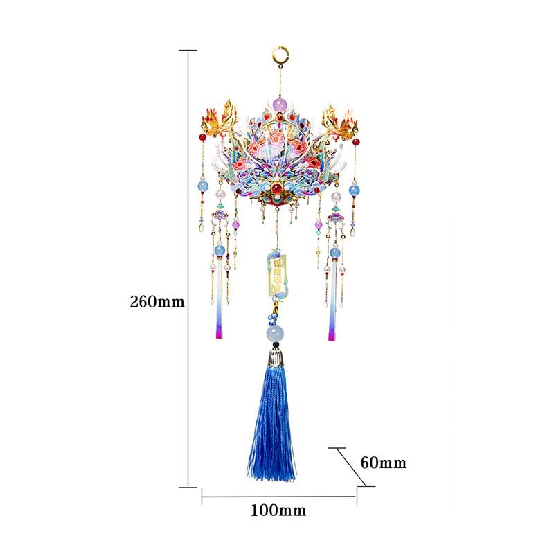  Mô Hình Kim Loại 3D Lắp Ráp MU Phượng Quan Cẩm Lí Tùy Thân (92 mảnh, Yuanchu) YM-N144-E – MP1308 