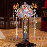  Mô Hình Kim Loại 3D Lắp Ráp MU Phượng Quan Cẩm Lí Tùy Thân (92 mảnh, Yuanchu) YM-N144-E – MP1308 