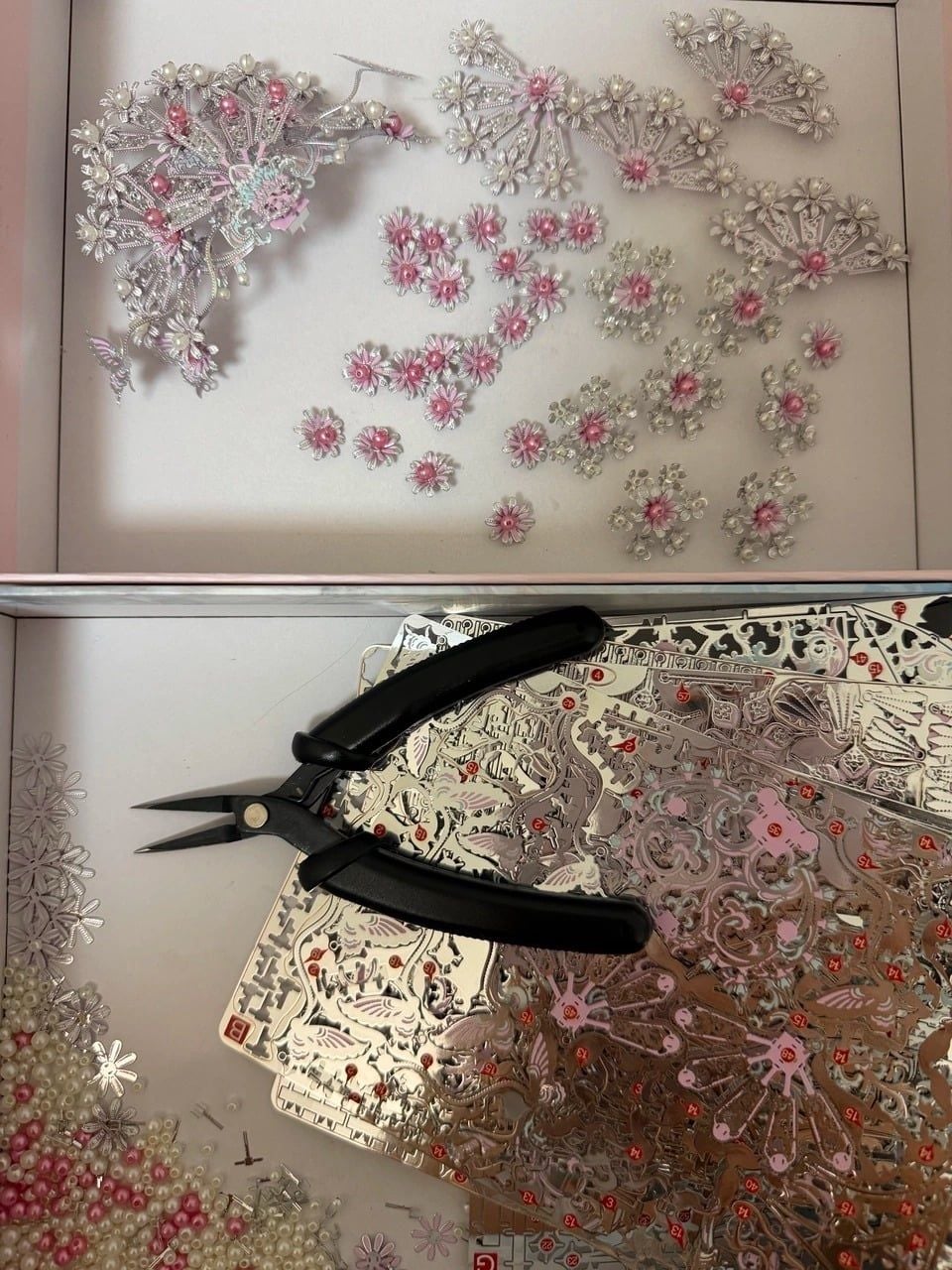  Mô Hình Kim Loại 3D Lắp Ráp Piececool Ngân Nguyệt Điệp Quan (762 mảnh, Yinyue Butterfly Tiara) P419-PS – MP1336 