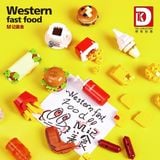  Mô Hình Nhựa 3D Lắp Ráp TEC CREATOR Thức Ăn Nhanh Châu Âu 5025 (827 mảnh, Western Fast Food) - LG0189 