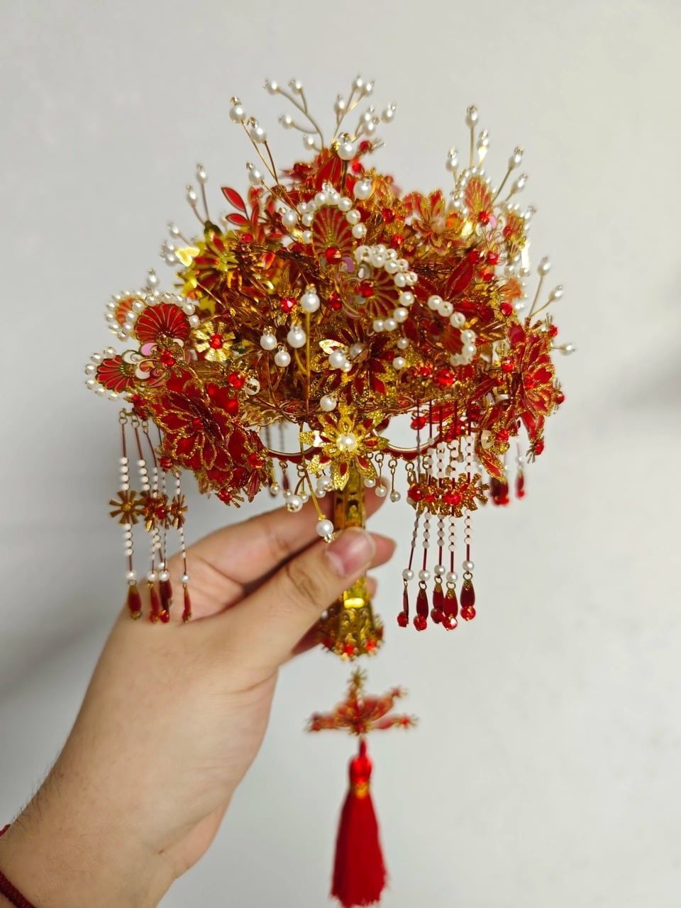  Mô Hình Kim Loại 3D Lắp Ráp Piececool Bó Hoa Phượng Cầu Hoàng (792 mảnh, Feng Qiu Huang Bouquet) P453-RG – MP1338 