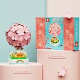  Mô Hình Nhựa 3D Lắp Ráp SEMBO BLOCK Hộp Nhạc Khinh Khí Cầu Hoa Anh Đào 601150 (718 mảnh, Sakura Hot Air Balloon) - LG0186 