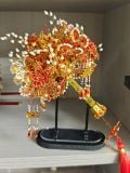  Mô Hình Kim Loại 3D Lắp Ráp Piececool Bó Hoa Phượng Cầu Hoàng (792 mảnh, Feng Qiu Huang Bouquet) P453-RG – MP1338 