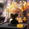  Mô Hình Kim Loại 3D Lắp Ráp Piececool Tùy Hoa Điền Lưu Kim Phượng Quan (1366 mảnh, Sui Dynasty Gilt Phoenix Crown with Floral Diadem) P442-GB – MP1323 