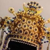  Mô Hình Kim Loại 3D Lắp Ráp Piececool Tùy Hoa Điền Lưu Kim Phượng Quan (1366 mảnh, Sui Dynasty Gilt Phoenix Crown with Floral Diadem) P442-GB – MP1323 