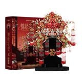  Mô Hình Kim Loại 3D Lắp Ráp Piececool Mão Hoa Cẩm Tú (967 mảnh, Embroidered Flower Hairpin Crown) P460-RS – MP1343 