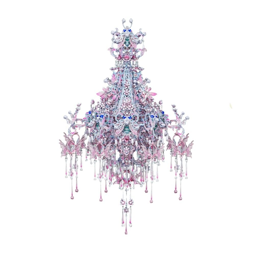  Mô Hình Kim Loại 3D Lắp Ráp Piececool Bảo Bình Hoa Đăng (814 mảnh, Đèn LED, Treasure Vase Lantern) P474-PS – MP1348 