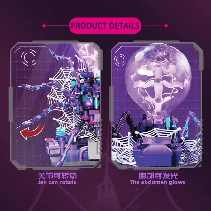  Mô Hình Nhựa 3D Lắp Ráp TEC CREATOR Nhện Cơ Khí 7040 (573 mảnh, Mechanical Spider) - LG0190 