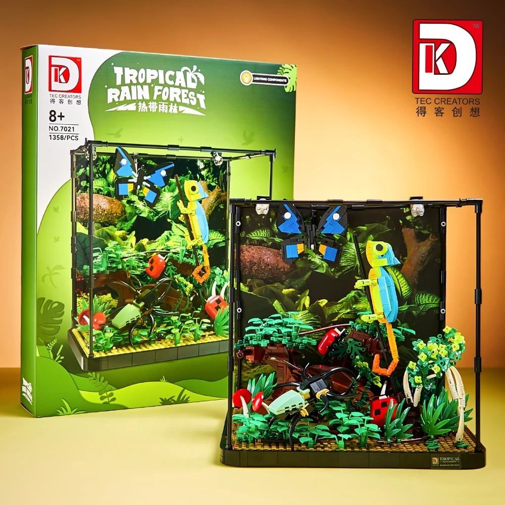  Mô Hình Nhựa 3D Lắp Ráp TEC CREATOR Rừng Mưa Nhiệt Đới (1358 mảnh, Tropical Rain Forest) - LG0184 