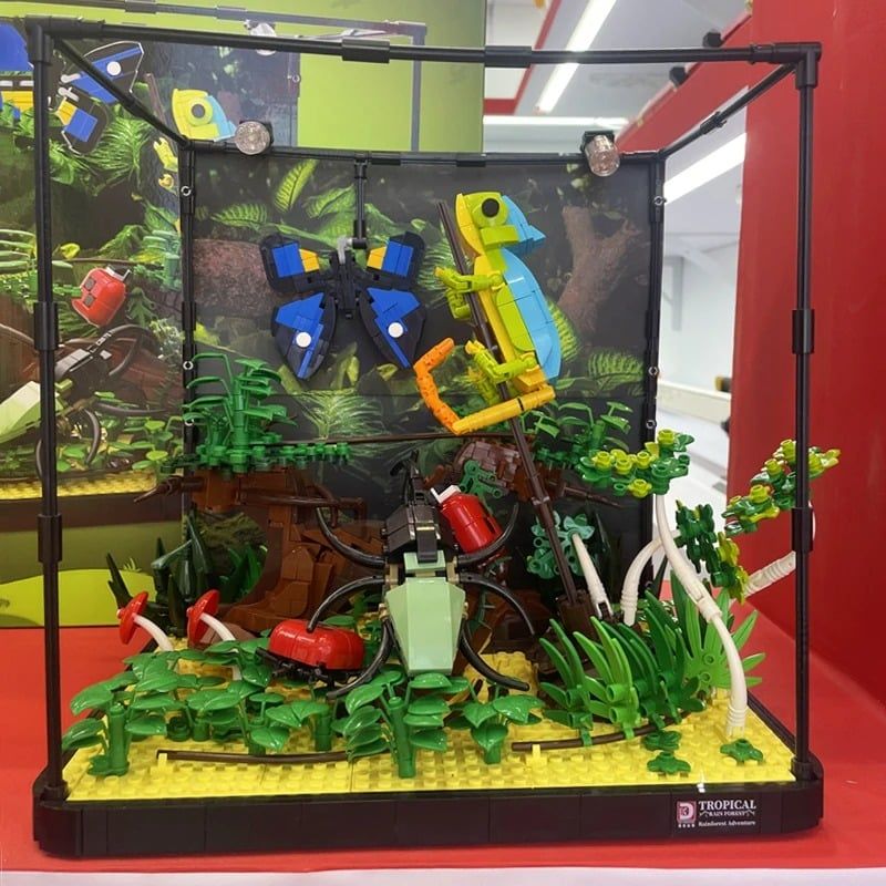  Mô Hình Nhựa 3D Lắp Ráp TEC CREATOR Rừng Mưa Nhiệt Đới (1358 mảnh, Tropical Rain Forest) - LG0184 