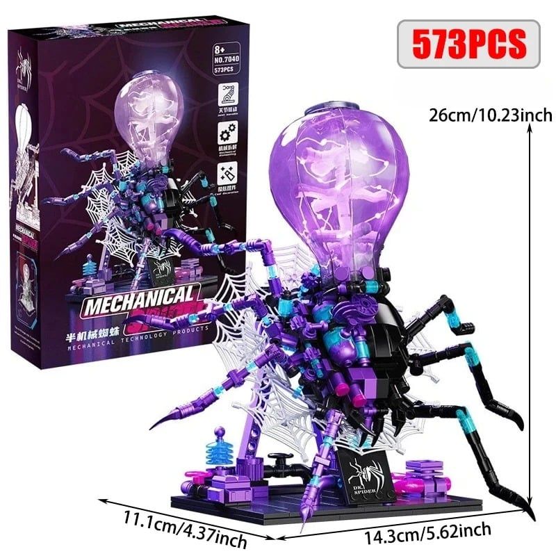  Mô Hình Nhựa 3D Lắp Ráp TEC CREATOR Nhện Cơ Khí 7040 (573 mảnh, Mechanical Spider) - LG0190 
