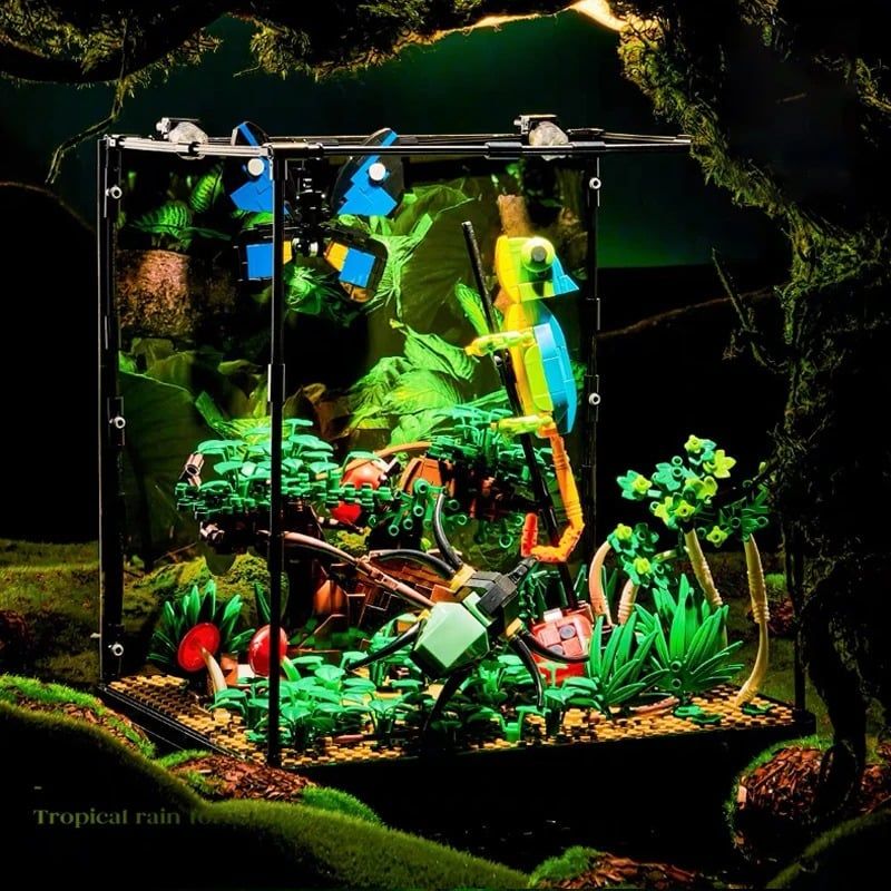  Mô Hình Nhựa 3D Lắp Ráp TEC CREATOR Rừng Mưa Nhiệt Đới (1358 mảnh, Tropical Rain Forest) - LG0184 