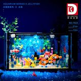  Mô Hình Nhựa 3D Lắp Ráp TEC CREATOR Bể Cá Thủy Sinh Sứa Biển (725 mảnh, Atlantis World Aquaria-Jellyfish) - LG0185 