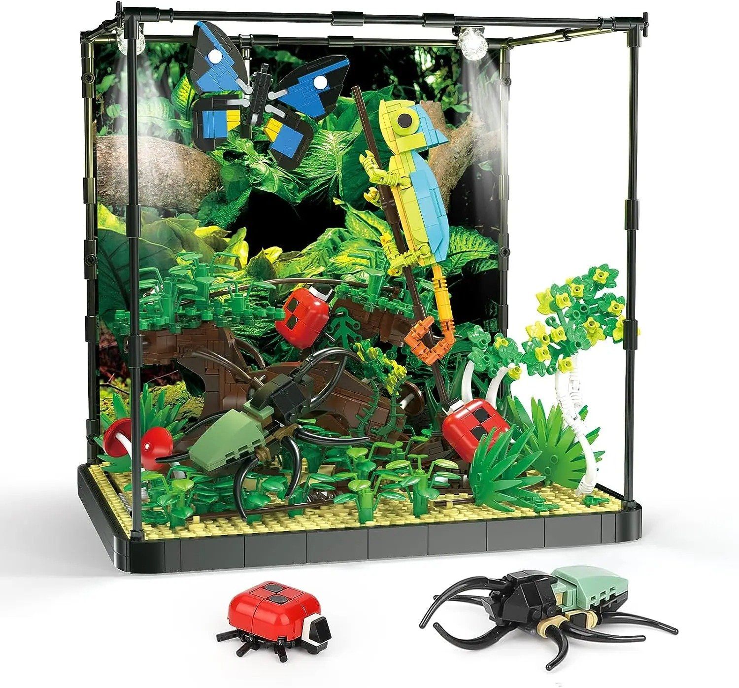  Mô Hình Nhựa 3D Lắp Ráp TEC CREATOR Rừng Mưa Nhiệt Đới (1358 mảnh, Tropical Rain Forest) - LG0184 
