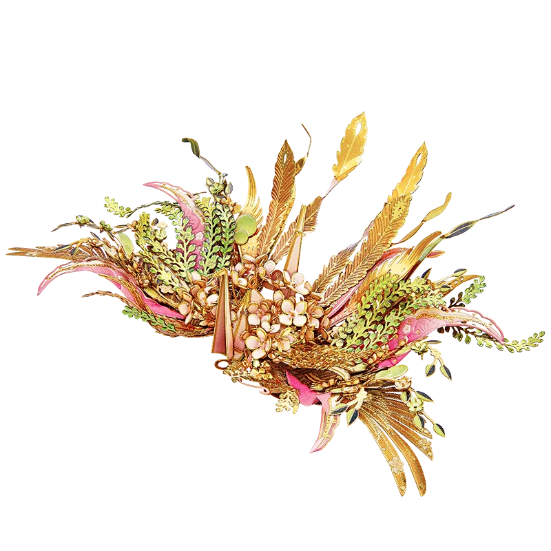  Mô Hình Kim Loại 3D Lắp Ráp Piececool Cẩm Nguyệt Vị Ương Lục Nguyệt Hạc (149 mảnh, June) P416-GP – MP1297 