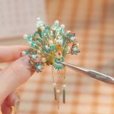  Mô Hình Kim Loại 3D Lắp Ráp Piececool Điểm Thúy Phượng Quan (748 mảnh, Kingfisher Phoenix Tiara) P388-BR – MP1303 