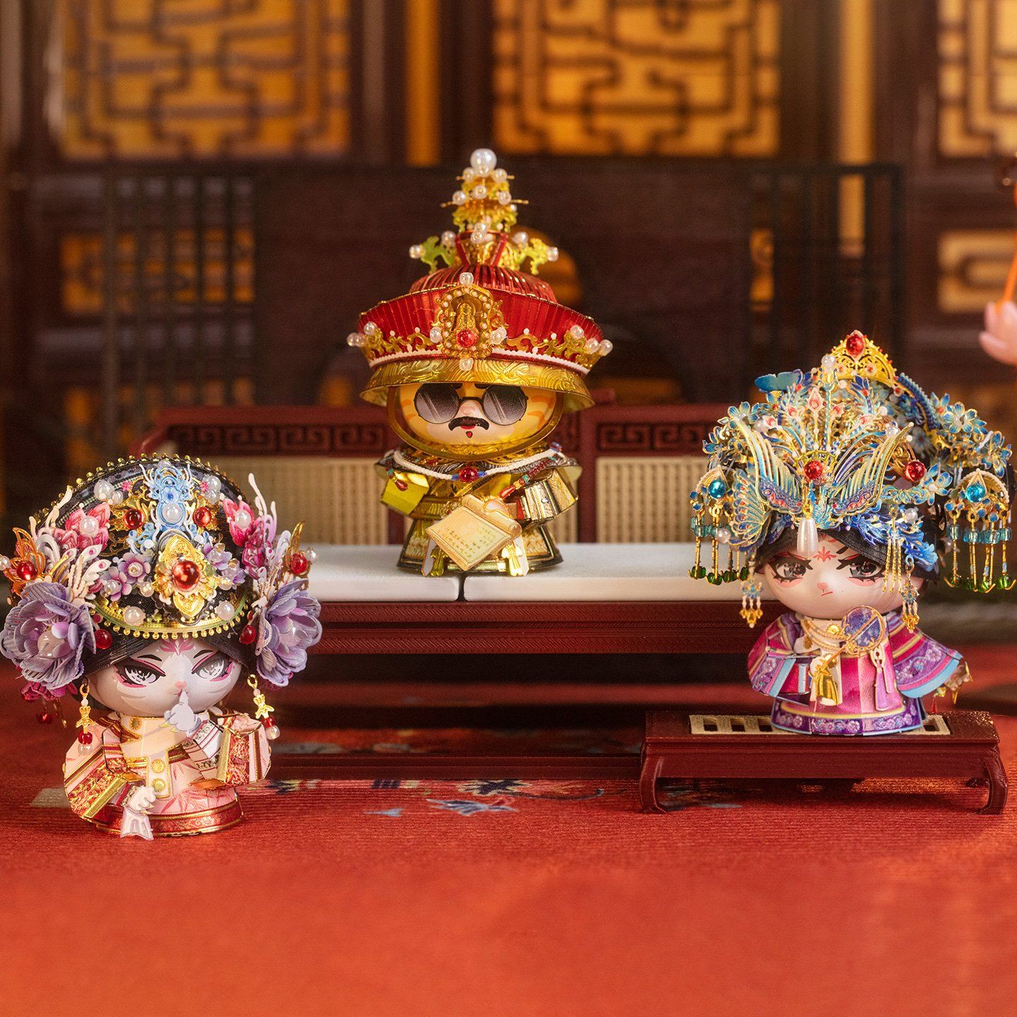  Mô Hình Kim Loại Lắp Ráp 3D MU Mèo Hoa Phi (153 mảnh, The Legend of Zhen Huan - Consort Hua) YM-LC146-U – MP1316 