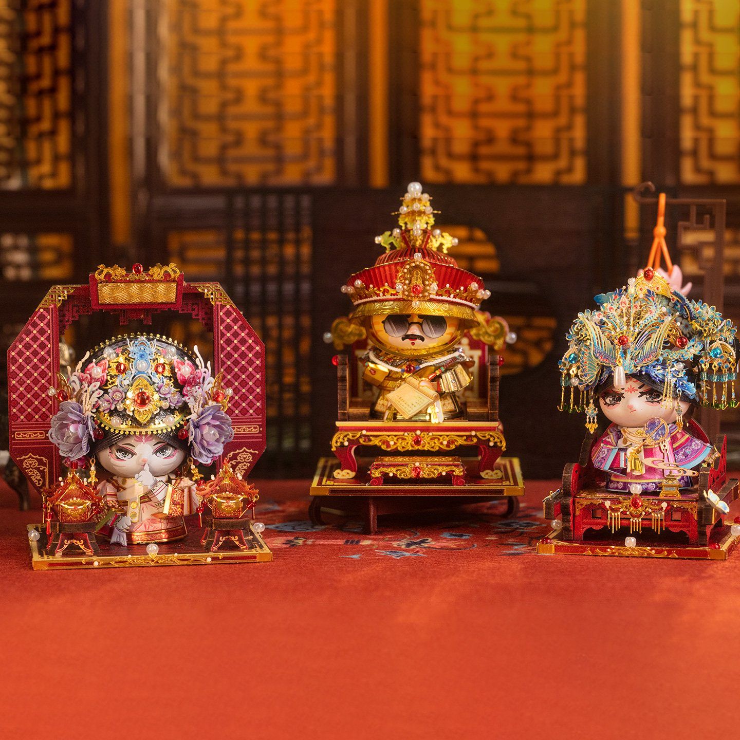  Mô Hình Kim Loại Lắp Ráp 3D MU Mèo Hoa Phi (153 mảnh, The Legend of Zhen Huan - Consort Hua) YM-LC146-U – MP1316 