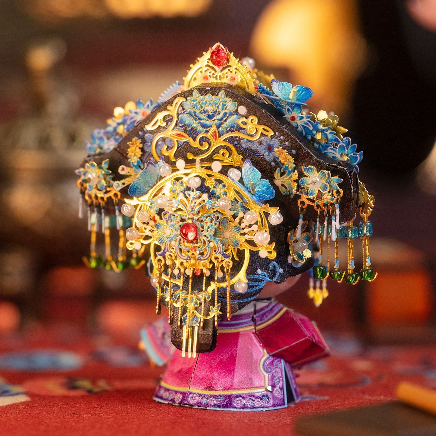  Mô Hình Kim Loại Lắp Ráp 3D MU Mèo Hoa Phi (153 mảnh, The Legend of Zhen Huan - Consort Hua) YM-LC146-U – MP1316 