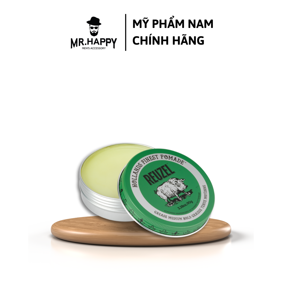  Sáp vuốt tóc Reuzel Green Pomade 95g 