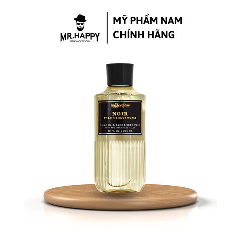  Sữa Tắm - Gội - Sữa Rửa Mặt 3in1 Bath & Body Works  Noir Men’s Collection 295ml 