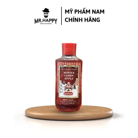  [Noel Collection] Sữa tắm 3in1 Tắm- Gội- Rửa mặt Bath & Body Works Winter Candy Apple 295ml 