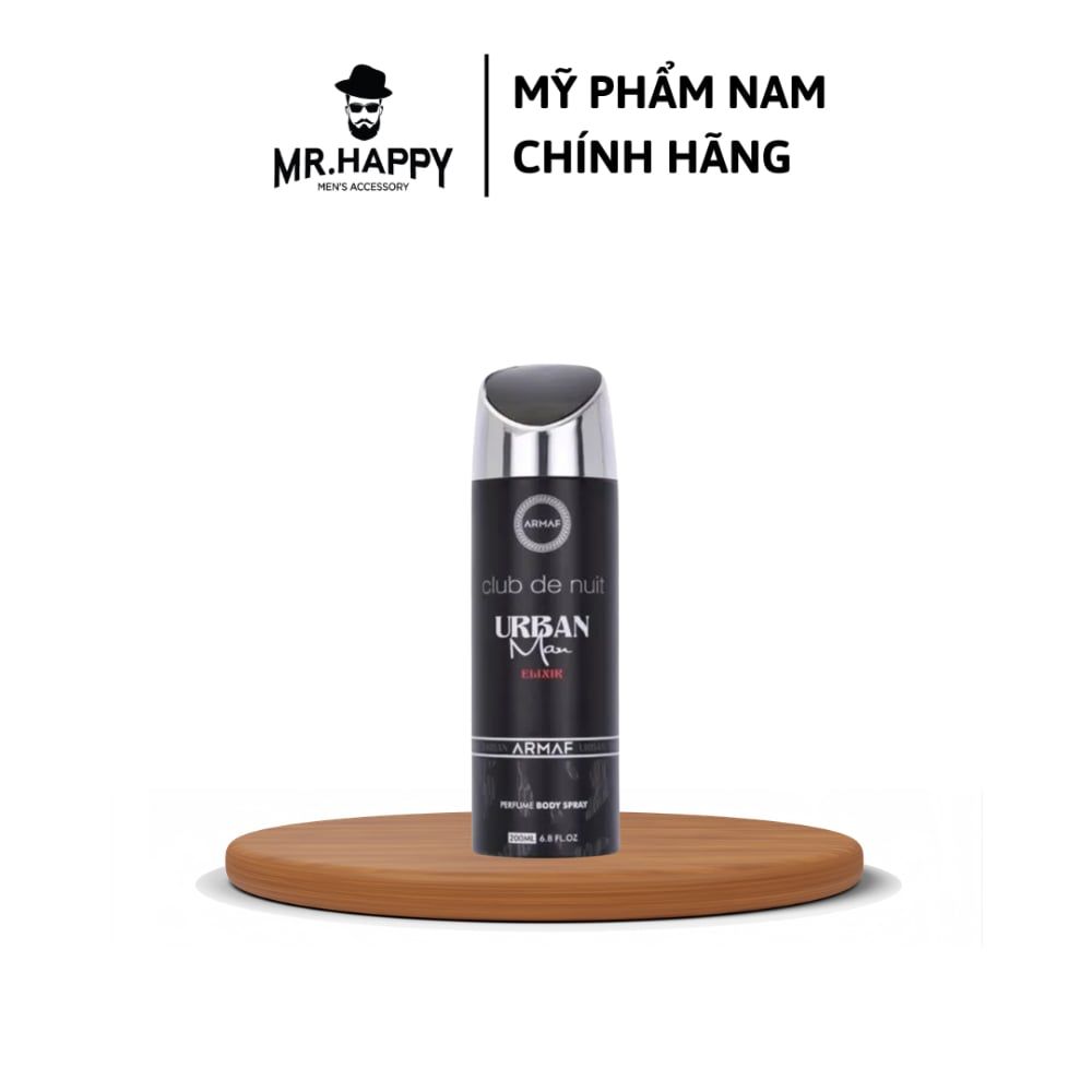  Xịt Khử Mùi Nam Armaf Club de Nuit Urban Man Elixir 200ml 