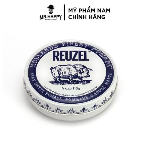  Sáp vuốt tóc Reuzel Matte Clay Pomade 113g 