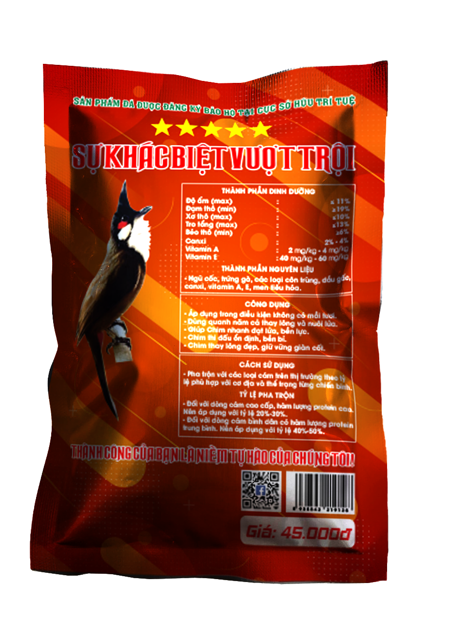  SẢN PHẨM THAY THẾ MỒI TƯƠI 