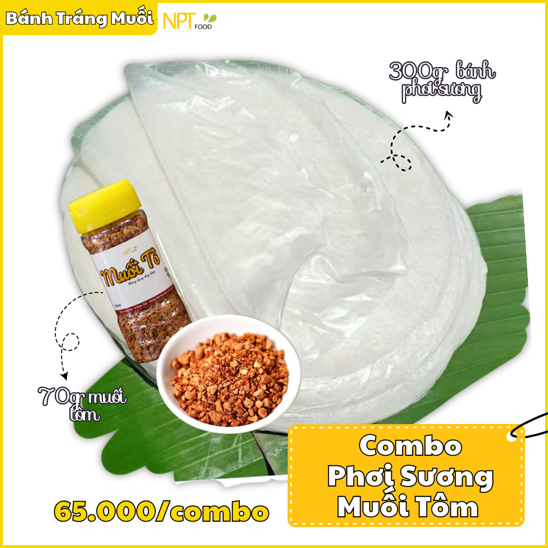  Combo Phơi Sương Muối Tôm 