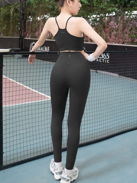 Quần legging dài chéo lưng - A077
