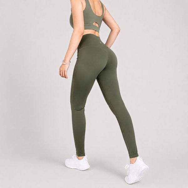 Quần dài legging thể thao nữ Reeta chất vải POLYAMIDE SPANDEX cao cấp A249