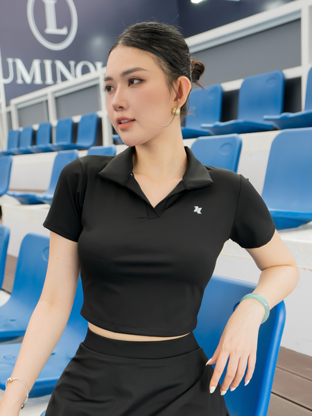 Áo croptop polo Court Classic - A217