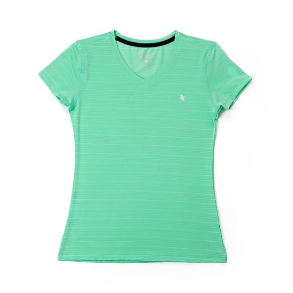 Áo thun thể thao nữ cổ tim Reeta A3006