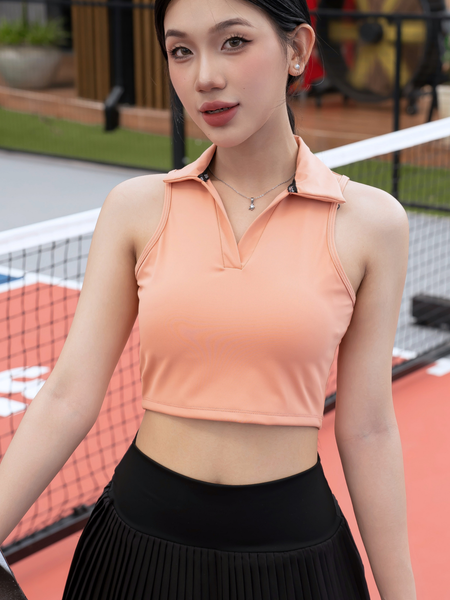 Áo croptop polo sát nách - A051