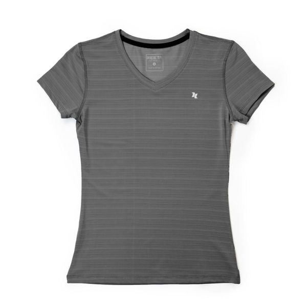 Áo thun thể thao nữ cổ tim Reeta A3006