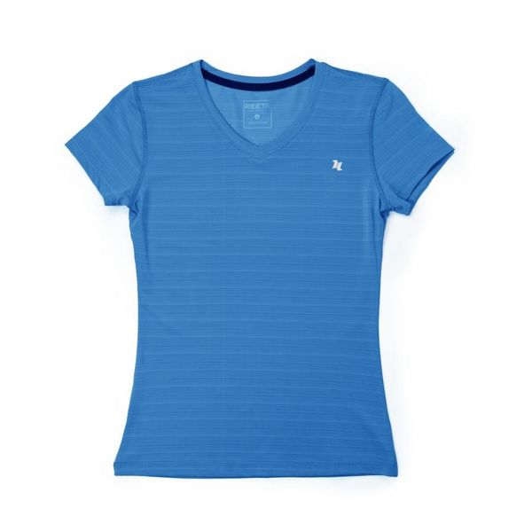 Áo thun thể thao nữ cổ tim Reeta A3006