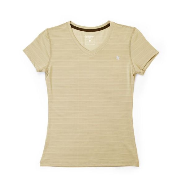 Áo thun thể thao nữ cổ tim Reeta A3006