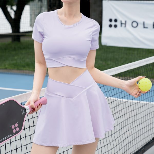 Áo croptop phối chéo Reeta A3049