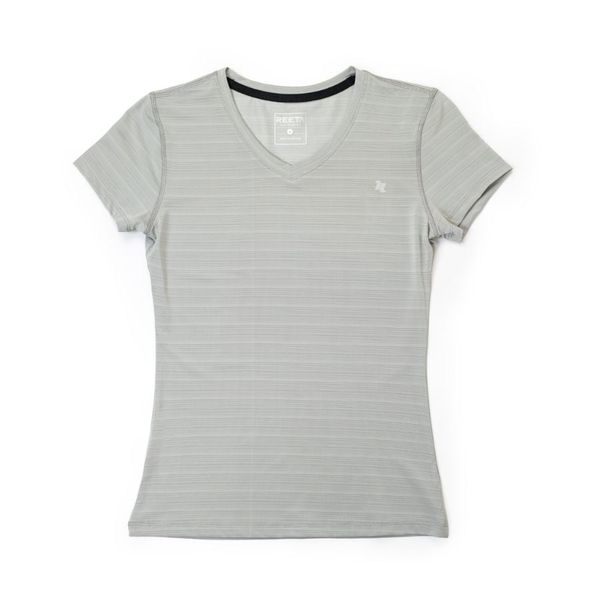 Áo thun thể thao nữ cổ tim Reeta A3006