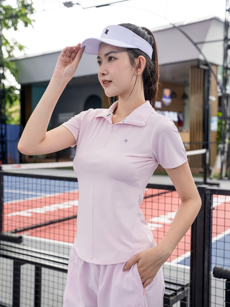 Áo polo thể thao cổ polo khoá kéo - A038