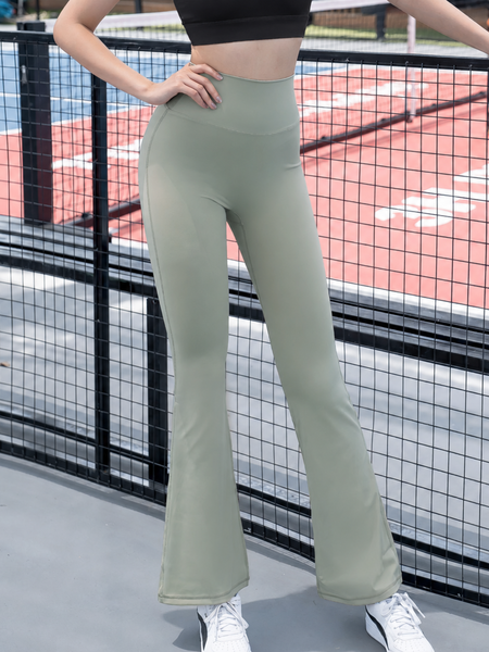 Quần legging dài ống loe Body Flare - A012