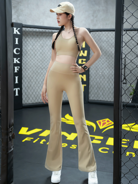 Quần legging dài ống loe Body Flare - A012
