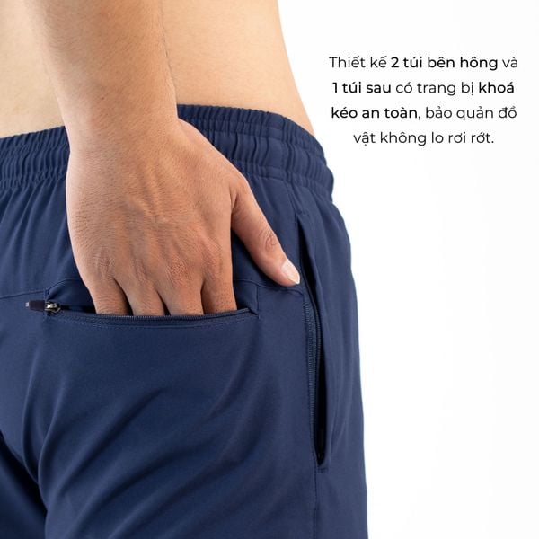 Quần đùi thể thao chạy bộ nam Reeta A3052