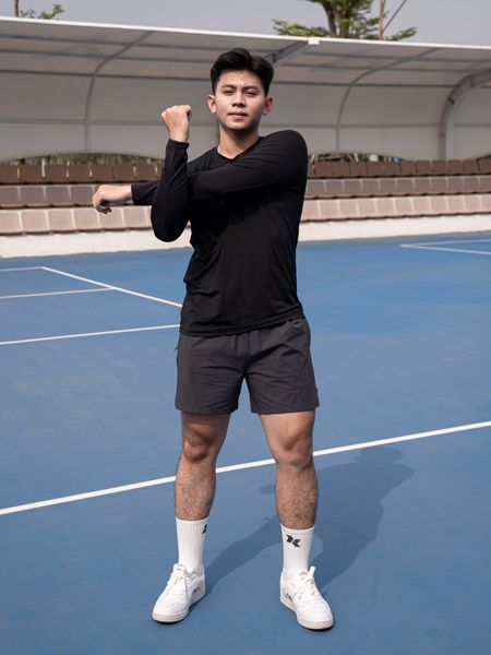 Áo thể thao nam tay dài ActiveFit A244